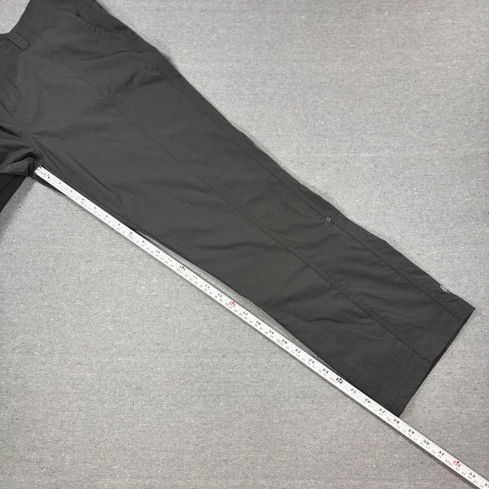 Royal Robbins Women's Black Hiking Pants Sz 10 Short Roll-up Legs NWOT